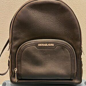 Michael Kors Jaycee Medium Pebbled Leather Backpack